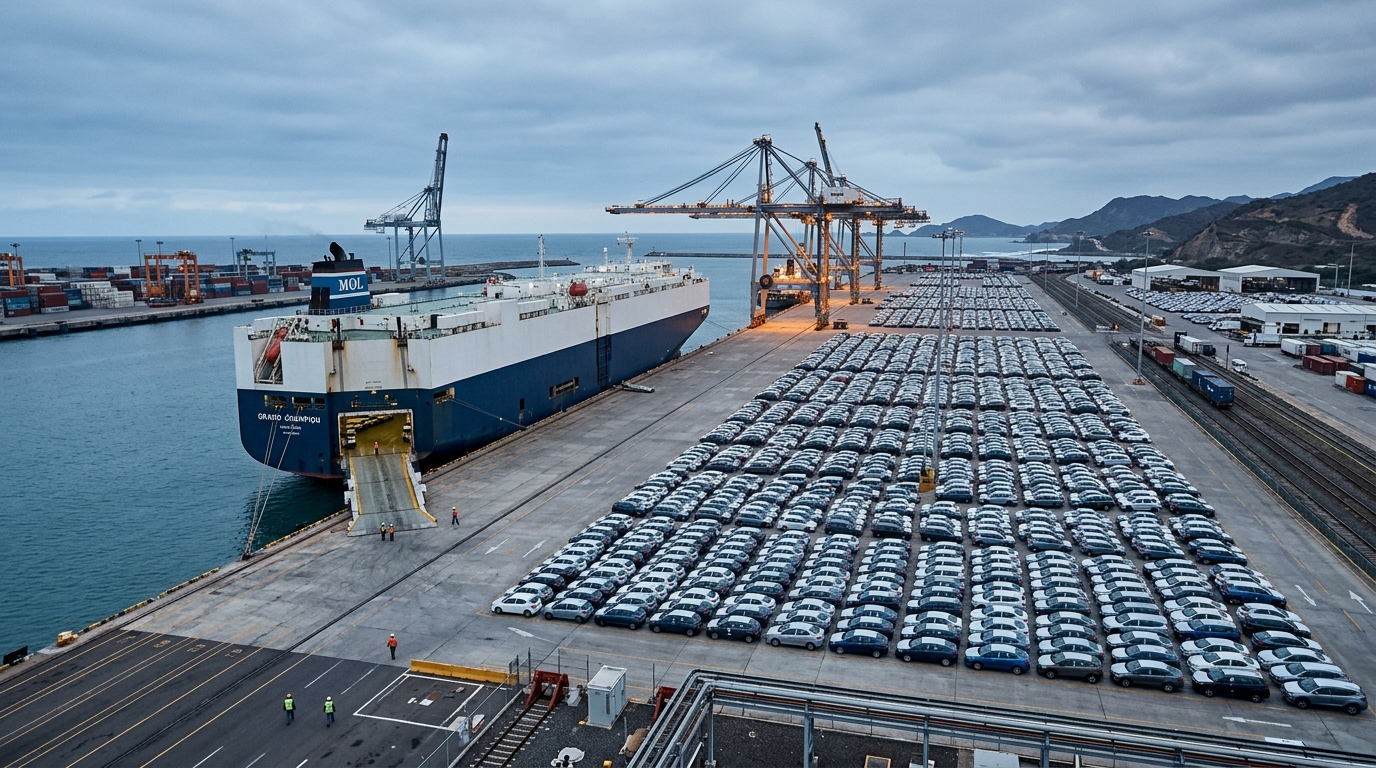 Asian Auto Tariffs Cool Import Traffic at Lázaro Cárdenas