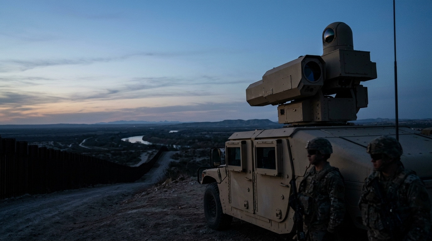 U.S. Army Debuts High-Energy Laser Against Drones at the Border