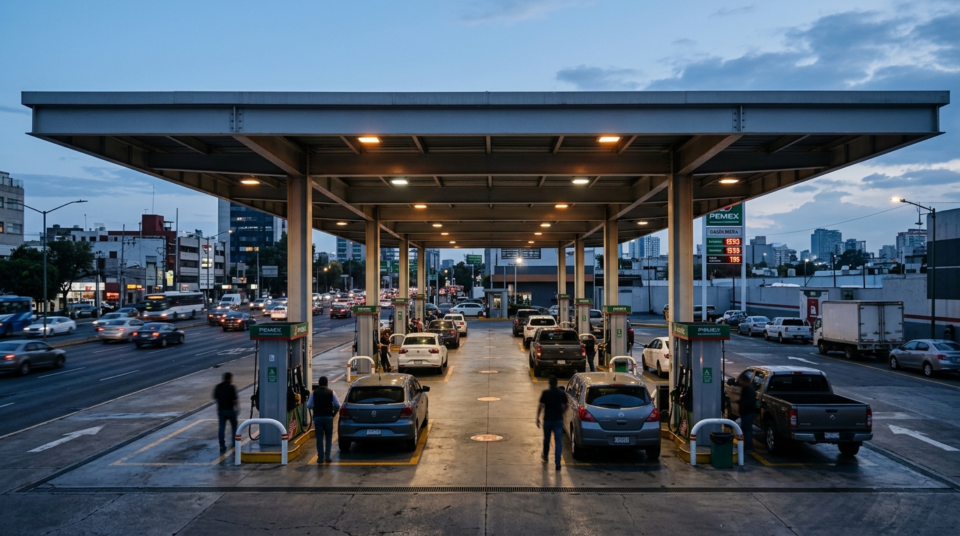 Mexico's Finance Ministry Quadruples the Premium Gasoline Subsidy as Crude Prices Surge