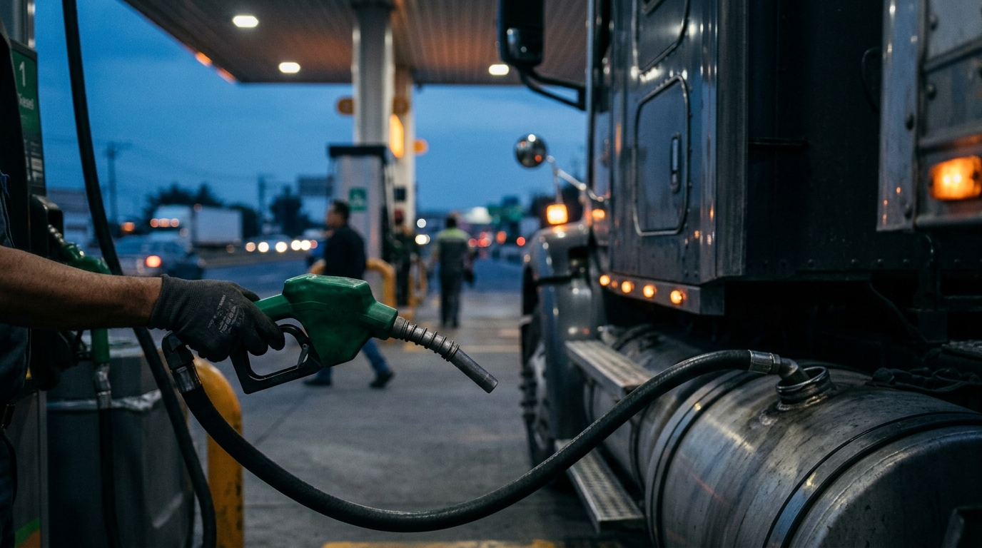 Hacienda mantiene en cero el IEPS del diésel, 3.53 pesos bajo EU
