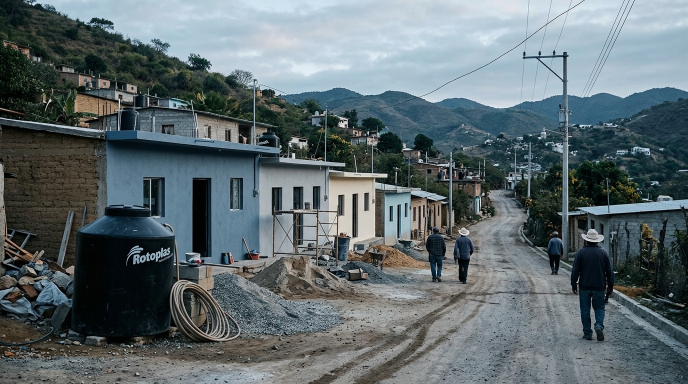 Guerrero Inspects Housing and Water Ahead of Family Return to Tula